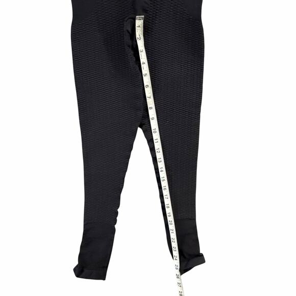 CzSalus Anti Cellulite Leggings Womens XL Black Slimming Shaping Micromassage - Picture 10 of 14